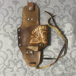 Handmade Mexican Leather Cowboy Kuzy Beer Holster - Cabo San Lucas